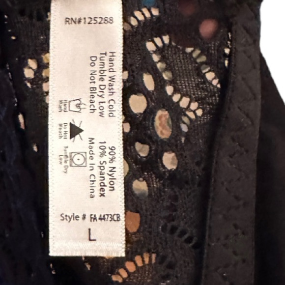 Altar'd State Black Lace Bralette nwt - Picture 3 of 5